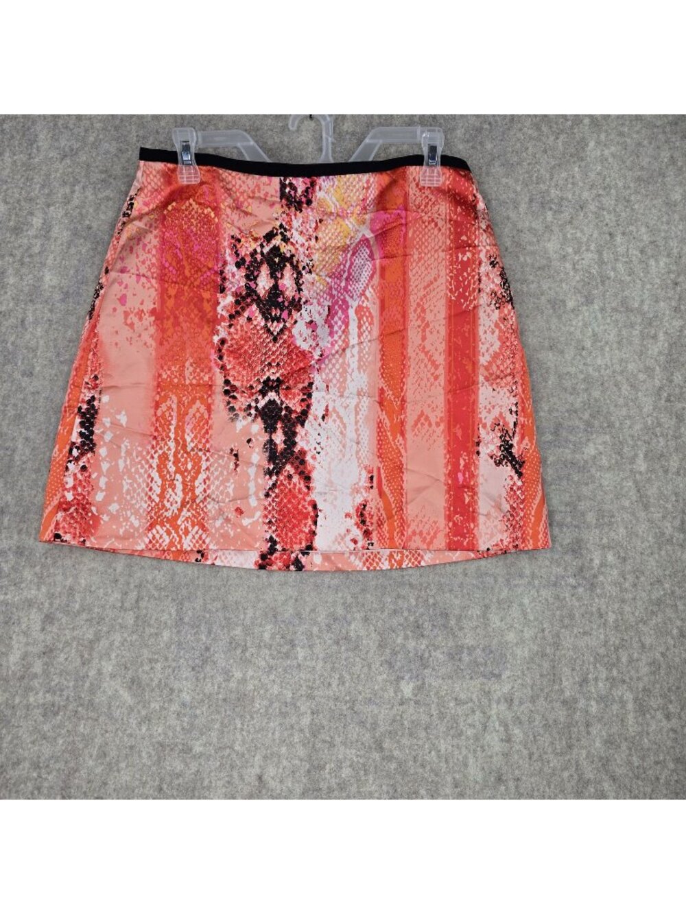 Worthington Womens A-Line Skirt Multi-Color Size 6 Python Polyester